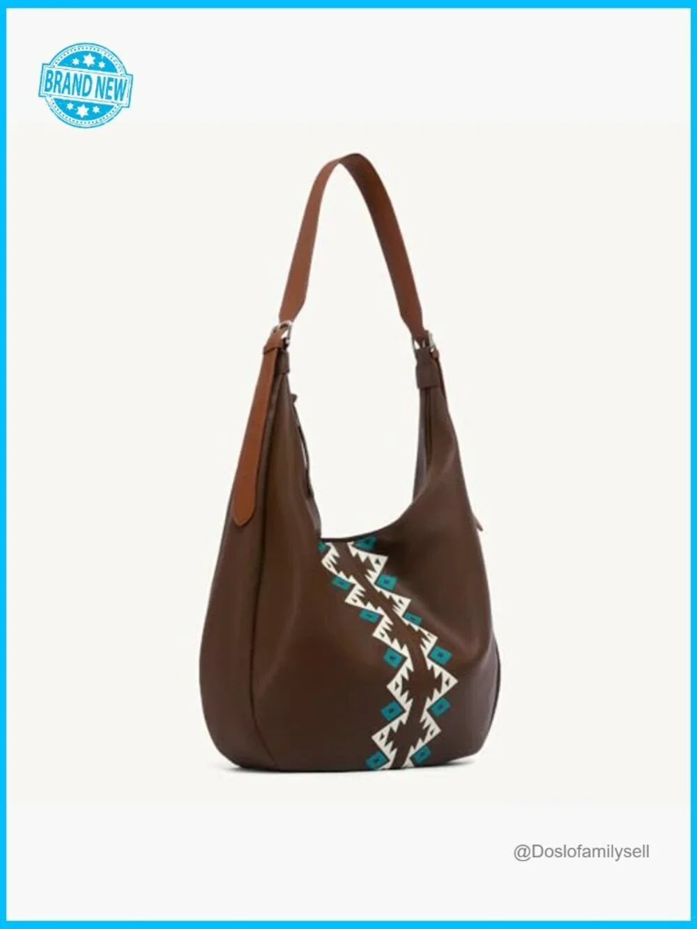 Faux Leather Hobo Purse Spacious Work Tote Shoulder Bag Travel Daily Use